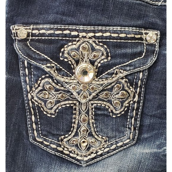 Grace In LA Jeans ~ Capri Sz 9M - Picture 13 of 15